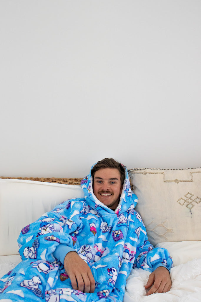 Tha Polar Bear Club | Polar Bear-themed Blanket Hoodie