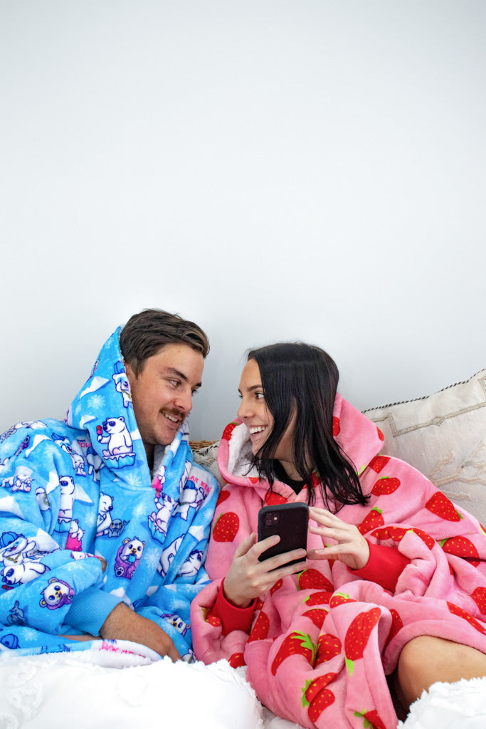 Tha Polar Bear Club | Polar Bear-themed Blanket Hoodie